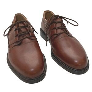 Urban Trends Mens Derby Shoes Size 8.5 Brown Made in Italy Business Career